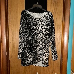 Leopard Print Women's Top